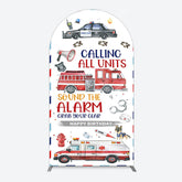 Lofaris Calling All Units Theme Happy Birthday Arch Backdrop